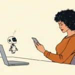 WordPress dashboard showing AI chatbot plugin settings with performance optimization options enabled