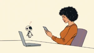 WordPress dashboard showing AI chatbot plugin settings with performance optimization options enabled